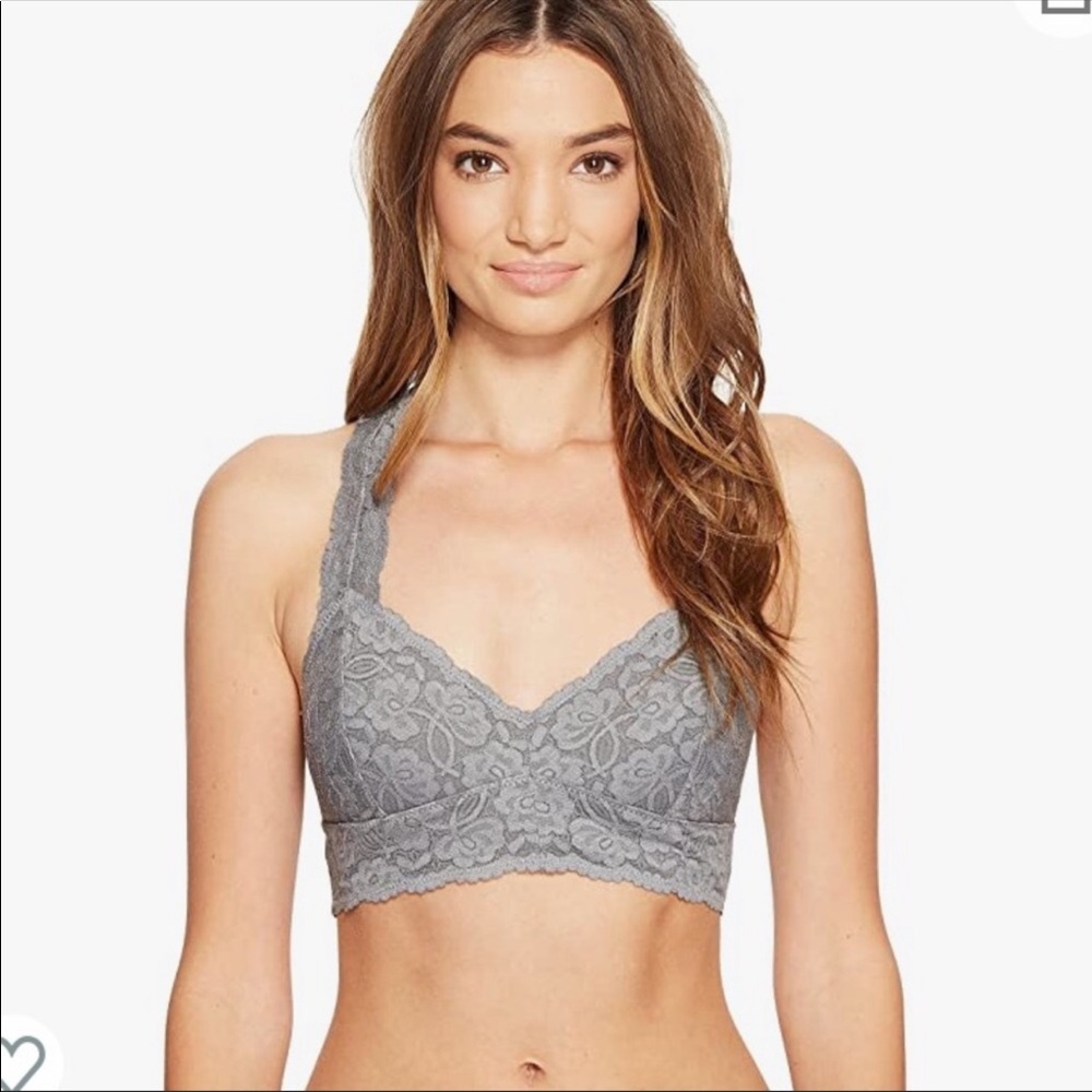 FREE PEOPLE Galloon Lace Racerback NWOT